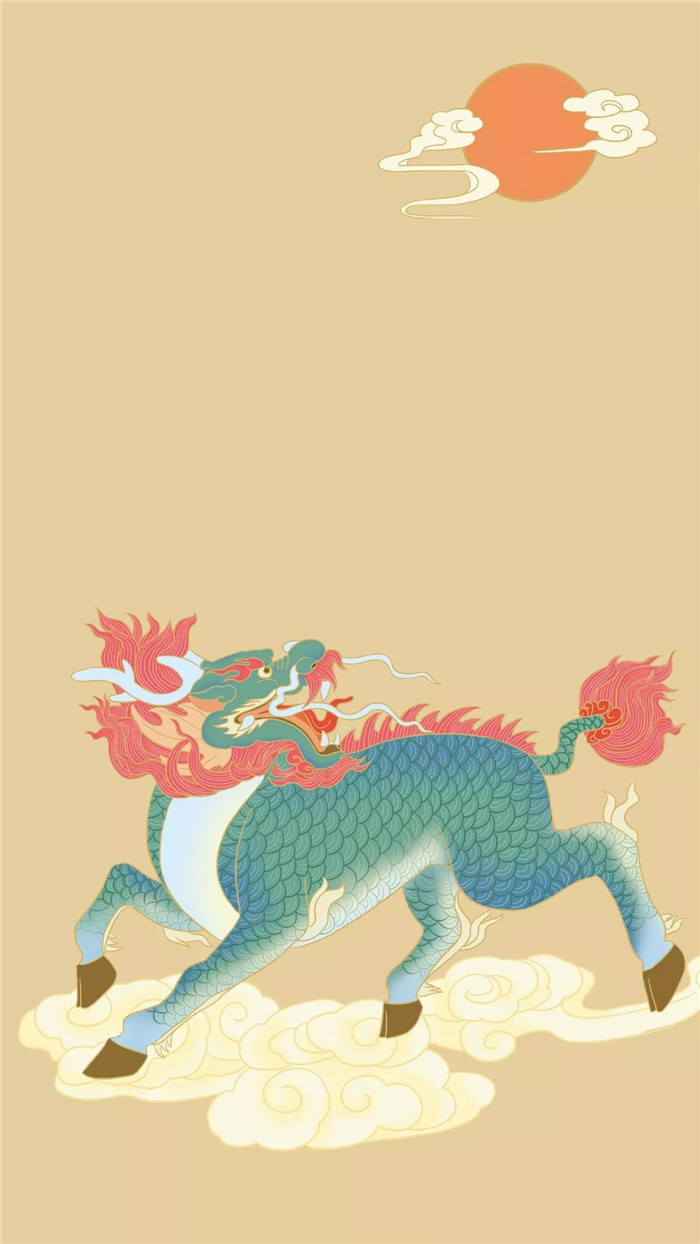 仙气十足，来自故宫的神兽系列壁纸