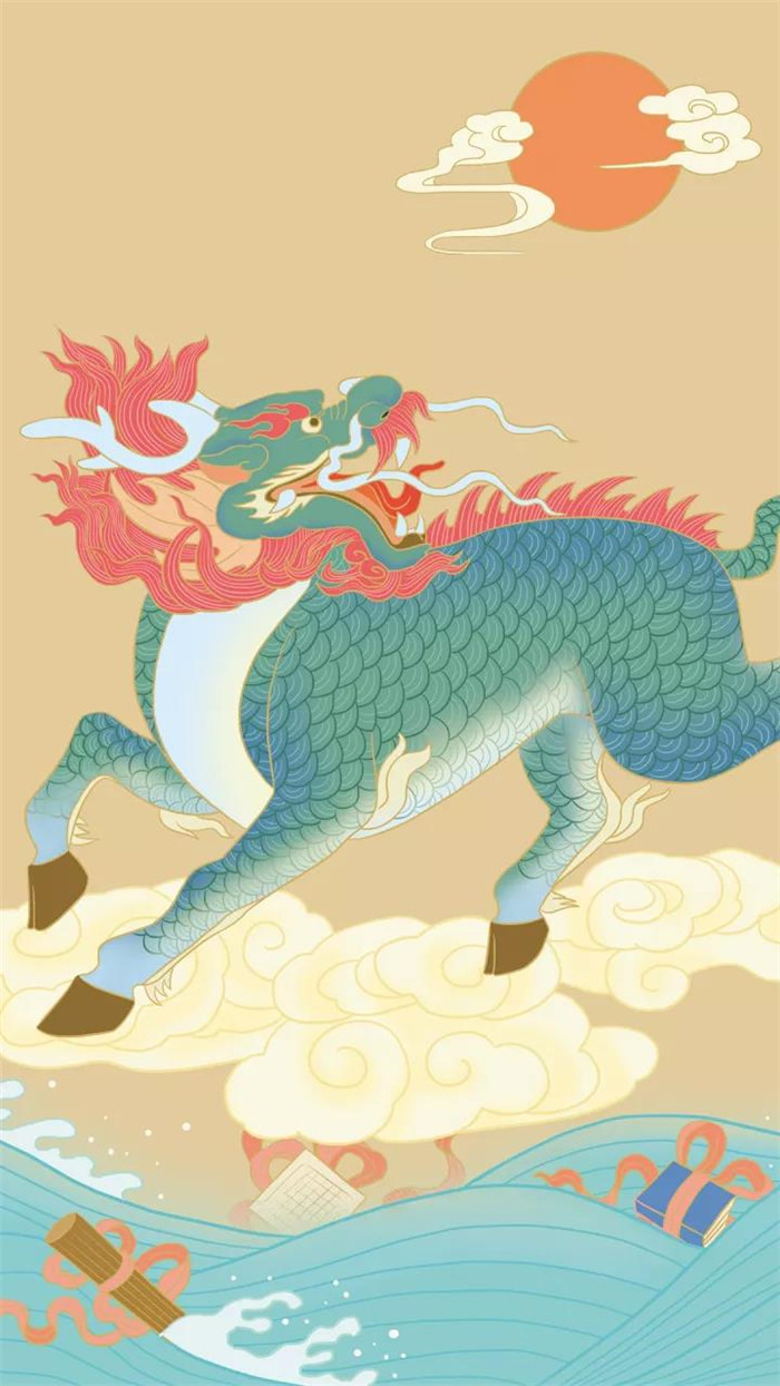 仙气十足，来自故宫的神兽系列壁纸