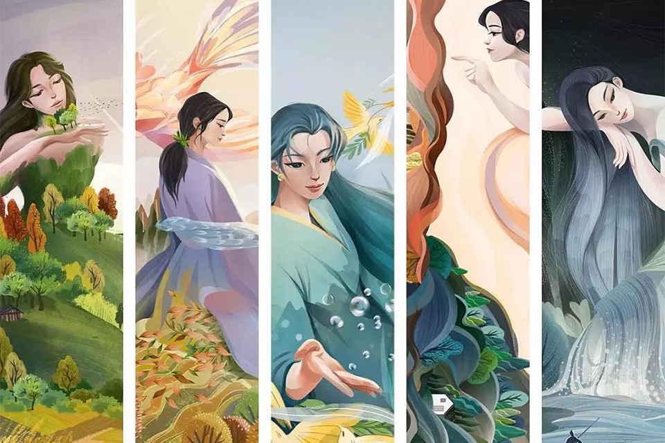 百雀羚24节气海报，美出天际！